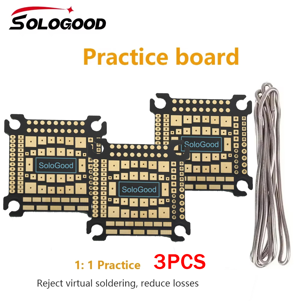 Fpv Drone Tool Kit - SoloGood はんだ付け練習ボード 30.5*30.5mm 1:1 FC リダクション
